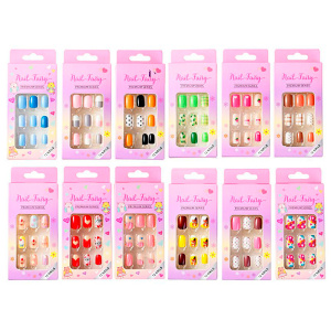 Ногти накладные, 12 шт., ассорти 12 дизайнов, блистерная коробка