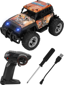 Машинка р/у (размер 27,5х13,5х11 см, свет, 3,7V, USB,пульт, 2*AA не в компл, в кор.) (арт. 2979680)