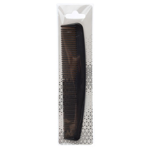 ЮниLook Расческа-гребень мужская, пластик, 14,2см, черный (10702070/160123/3020773, Китайская Народн