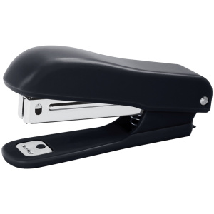 Степлер №10 OfficeSpace до 12л., пластиковый корпус, черный ST25_21778