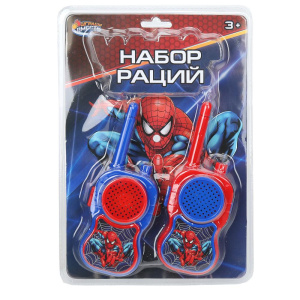 Набор раций spider-man, блист.28,5*20*5см - в кор.2*72шт