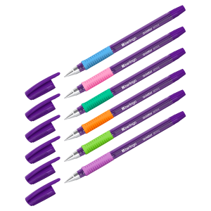 Ручка шариковая Berlingo /Aviator Envy/ синяя, 0,7мм, грип, туба CBp_07514 (10702070/210125/5027900/