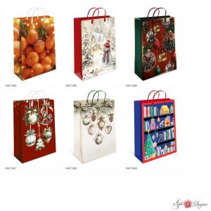 0427.464, 0427.465, 0427.466, 0427.467, 0427.468, 0427.469 Сумка подарочная XL НГ 400х300х90