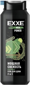 Гель д/душа муж EXXE MEN POWER 2в1 Бодрящий 400мл