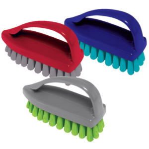 Щетка для одежды/обуви, средняя, 7,5х10,5х4,5 см, пластик, цвет ассорти, /Утюжок/, YORK, 40020