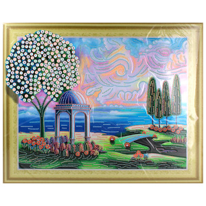 DV-11515-11 Алмазная мозаика (живопись) /Darvish/ 40*50см  Сад