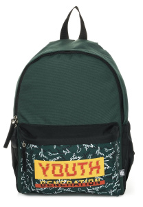 Рюкзак Schoolformat SOFT YOUTH 15 л зелен. 38х28х16 см мягкий 1 отд. молния универс.