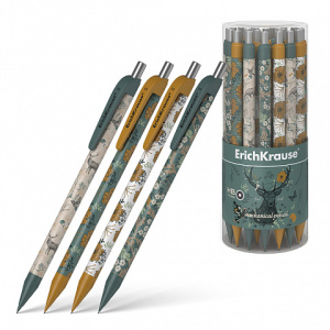 Карандаш механический ErichKrause Natural Life 0.5 мм, НВ (в тубусе по 24 шт.)