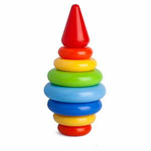 Пирамида /Бочонок/, 23 см (в сетке, 9 дет.)