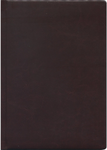 ЕЖЕДНЕВНИК А5, 160л. недатир. ВИЛАДЖ шоколадный (160-0664) перепл.кожзам