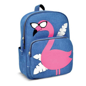 Рюкзак арт.48824 ФЛАМИНГО СИНИЙ (без наполнения, 35х26х12 см, одно отделение, хлопчатобумажная ткань