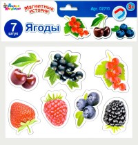 Магниты /Ягоды/. Серия Магнитные истории (европодвес, 4х20шт)