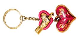 Брелок /Сердце/ Двойной, 11 см, цвет ассортимент