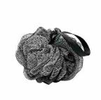 Мочалка /Шар/ черно-белая 50гр, FOR MEN, нейлон (16578 из короба 1/120)Мочалка /Шар/ черно-белая 50г