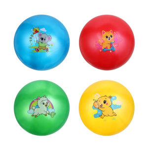 Мяч детский /Веселое настроение/, d23см, ПВХ, 4 дизайна (10702070/201025/5369171, Китай)