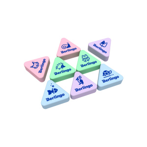 Ластик Berlingo /Zoo/, треугольный, термопластичная резина, 28*24*10мм BLc_00350 (10131010/040522/32