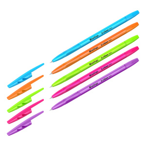 Ручка шариковая Berlingo /Tribase Neon/, синяя, 0,7мм, корпус ассорти (10702070/290125/5041268/1, Ки