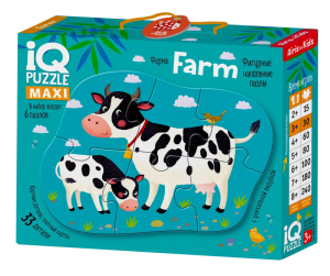 IQ Пазл Напольный  Ферма (Farm) 3+