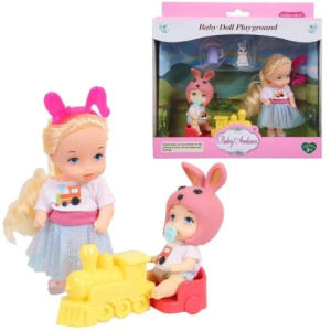Игровой набор На прогулке (с игрушечным поездом)