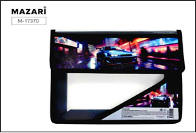 Папка для тетрадей МАШИНА А5, 230*190*50 мм, на липучке