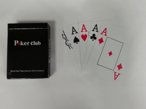 Карты игральные Покер (54 шт.), синяя рубашка ИН-9130