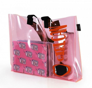 Шопер LOREX CLEAR с принтом серия BOY’S TEARS 45х30х6 см