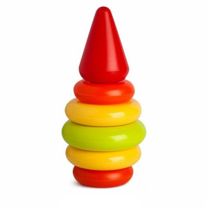 Пирамида /Бочечка/, 19 см (в сетке, 7 дет.)