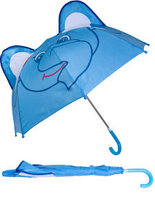 Зонт (46 см) /Слоненок/ текстиль (арт. CM33-3)