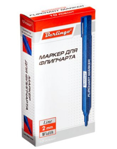 Маркер для флипчарта Berlingo 2 мм синий
