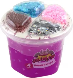 Игрушка в наборе ТМ Slimer /Смешай и играй/ фиолетовый 250 мл.