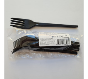 15485 Вилка,10 шт, Премиум, EuroHouse, Черная (15485 из короба 1/150)