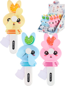 Вентилятор детский /Зайцы/ (шоубокс-12 шт.,цвет микс) ( Арт. ИК-0957) кратно 12