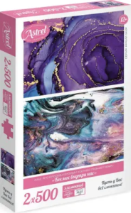 Астрель.Набор пазлов 2в1.2х500. Космос внутри нас. 07955