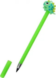 Карандаш вечный ДИНО, 4 цвета корпуса в ассортименте, ПВХ-упаковка