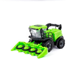 Комбайн /Полесье/ №2 инерционный (зелёный) (в сеточке)