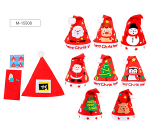 Набор для творчества из текстиля Holiday hat, 8 дизайнов в ассортименте, ОПП-упаковка