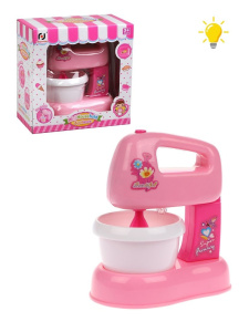 Игр. наб. Бытовая техника, свет,в компл. предм. 2шт.,  эл. пит.ААх2шт. не вх.в компл., кор.