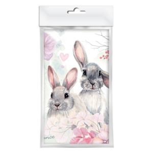 Скатерть Кролики (пастель), 120*180 см