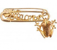 Булавочка на счастье /Лягушка/ (3 см, пакет с европодвесом) Т-6416