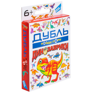 Игра детская настольная /Дубль Динозаврики/