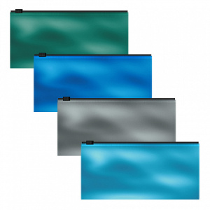 Zip-пакет пластиковый ErichKrause® Glossy Ice Metallic, Travel, непрозрачный, ассорти (в пакете по 1