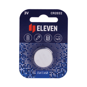 Батарейка Eleven CR2032 литиевая, BC1 301760