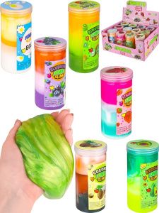 Слайм /Ягоды/ (5,5х12см; 275г/шт) в шоу-боксе, цв.микс,  (Арт. ИСМ-4997)