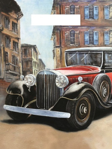 Пакет полиэтиленовый Ретро авто (36.5х48 см) ПКП-2913