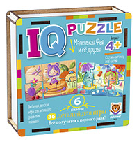 IQ Пазл деревянный. Маленькая фея и её друзья 4+