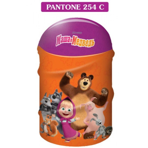 Корзина для игрушек Маша и Медведь 43*60см ИГРАЕМ ВМЕСТЕ в кор.24шт