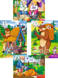 ПАЗЛЫ 35 элементов. ЛЮБИМЫЕ КАРТИНКИ (Арт. П35-3256) кратно 32