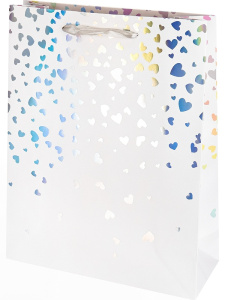 Dream Cards Пакет подар.с мат.лам.и тис.фол.26x32x10см(L)Зеркальный,пятнышки,210г ППК-4505