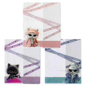 Обложки для тетрадей с рисунком арт.69102/ 200 ГОРОДСКИЕ КОШЕЧКИ (3 шт. в наборе, 350х216 мм, цвет: 