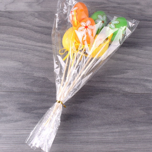 Сувенир /Яйцо Пасхальное/ бол.на палочке 6шт/уп (набор)